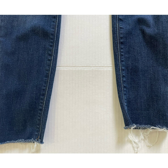 Hudson Women's Blair High-Rise Super Skinny Jeans Blue Size 25 Raw Hem - Picture 3 of 7